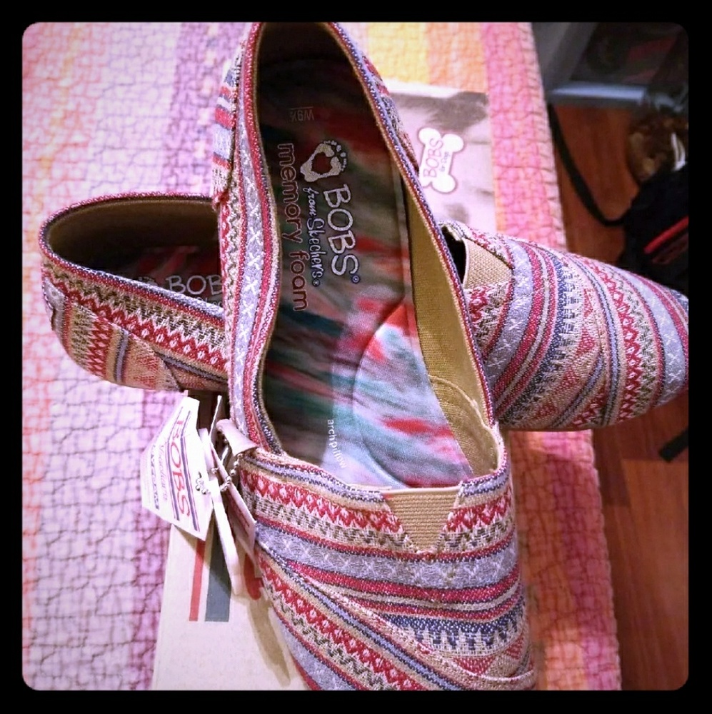 Bobs memory foam slip ons